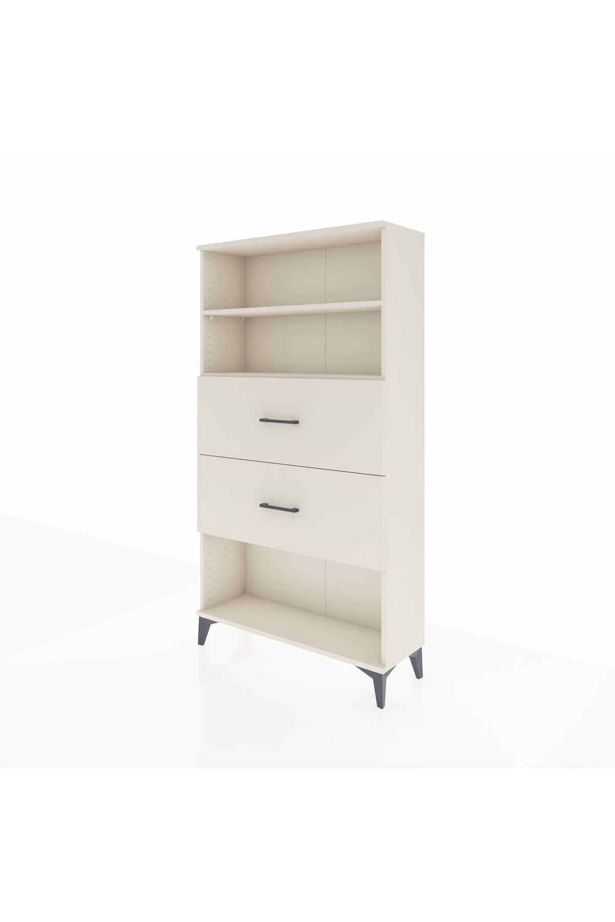 Arges Dolap 2 Raflı 2 Çekmeceli 88x30x163 - S21M036V1A