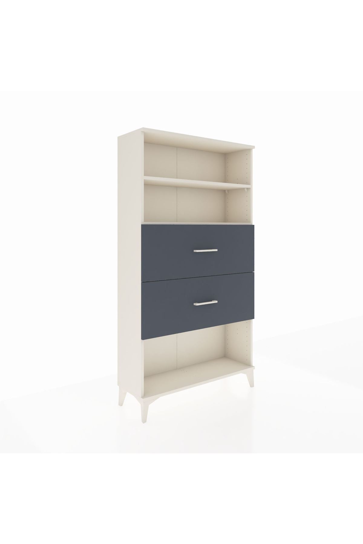 Arges Dolap 2 Raflı 2 Çekmeceli 88x30x163 - S21M036V2A
