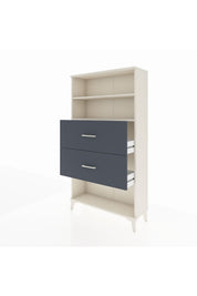 Arges Dolap 2 Raflı 2 Çekmeceli 88x30x163 - S21M036V2A