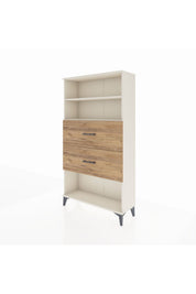 Arges Dolap 2 Raflı 2 Çekmeceli 88x30x163 - S21M036V3A