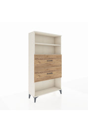 Arges Dolap 2 Raflı 2 Çekmeceli 88x30x163 - S21M036V3A