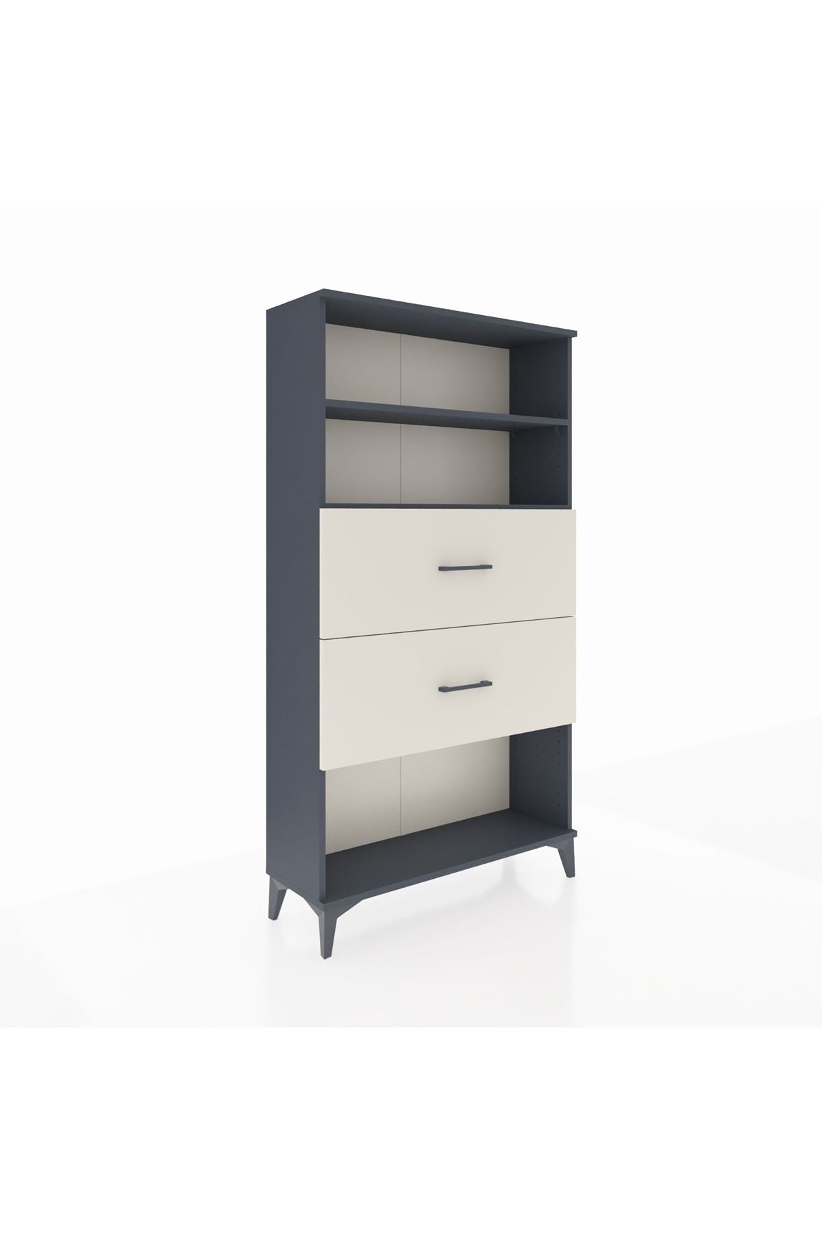 Arges Dolap 2 Raflı 2 Çekmeceli 88x30x163 - S21M036V4A