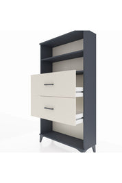 Arges Dolap 2 Raflı 2 Çekmeceli 88x30x163 - S21M036V4A