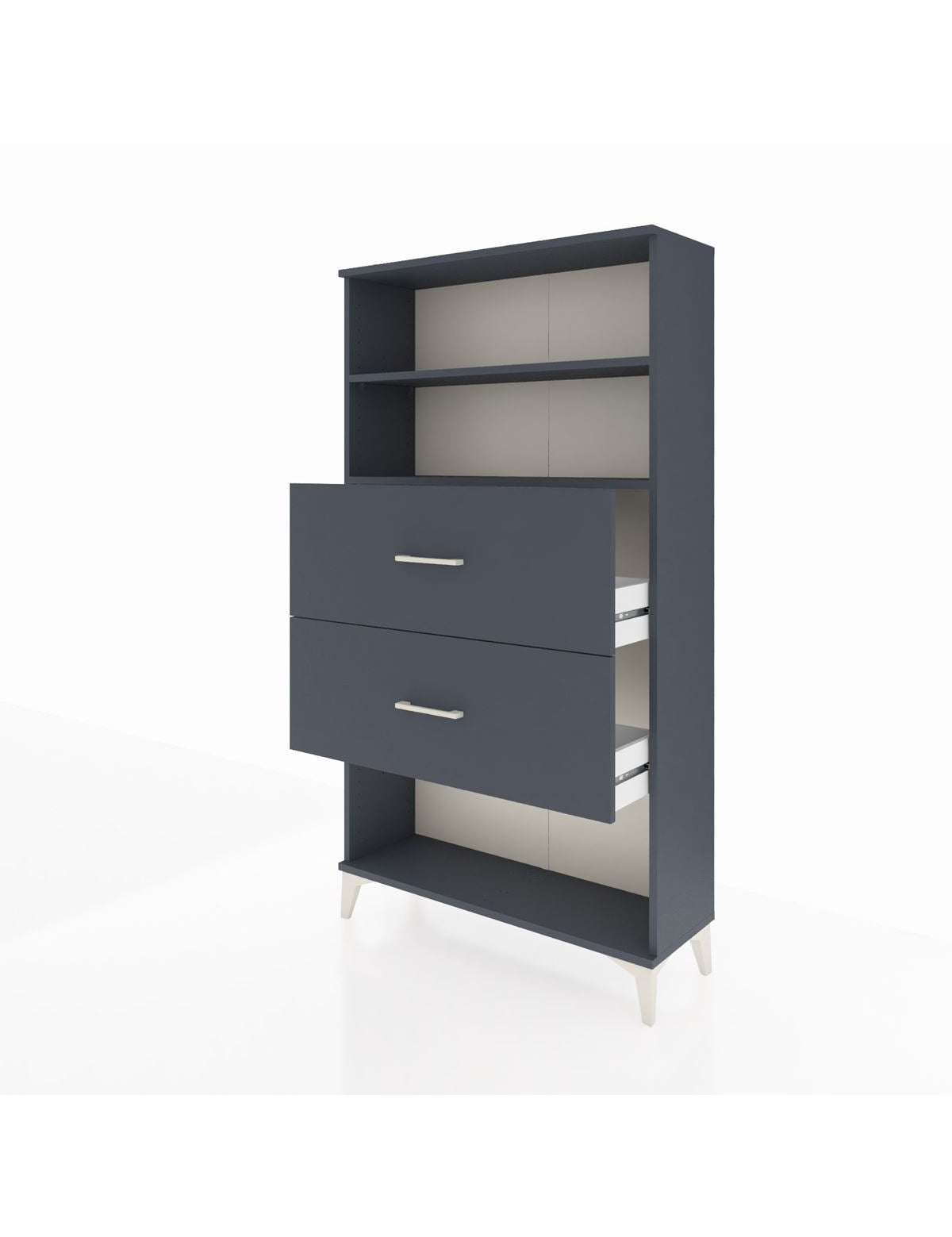 Arges Dolap 2 Raflı 2 Çekmeceli 88x30x163 - S21M036V5A