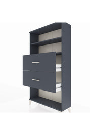 Arges Dolap 2 Raflı 2 Çekmeceli 88x30x163 - S21M036V5A