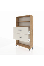 Arges Dolap 2 Raflı 2 Çekmeceli 88x30x163 - S21M036V7A