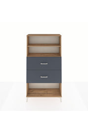 Arges Dolap 2 Raflı 2 Çekmeceli 88x30x163 - S21M036V8A