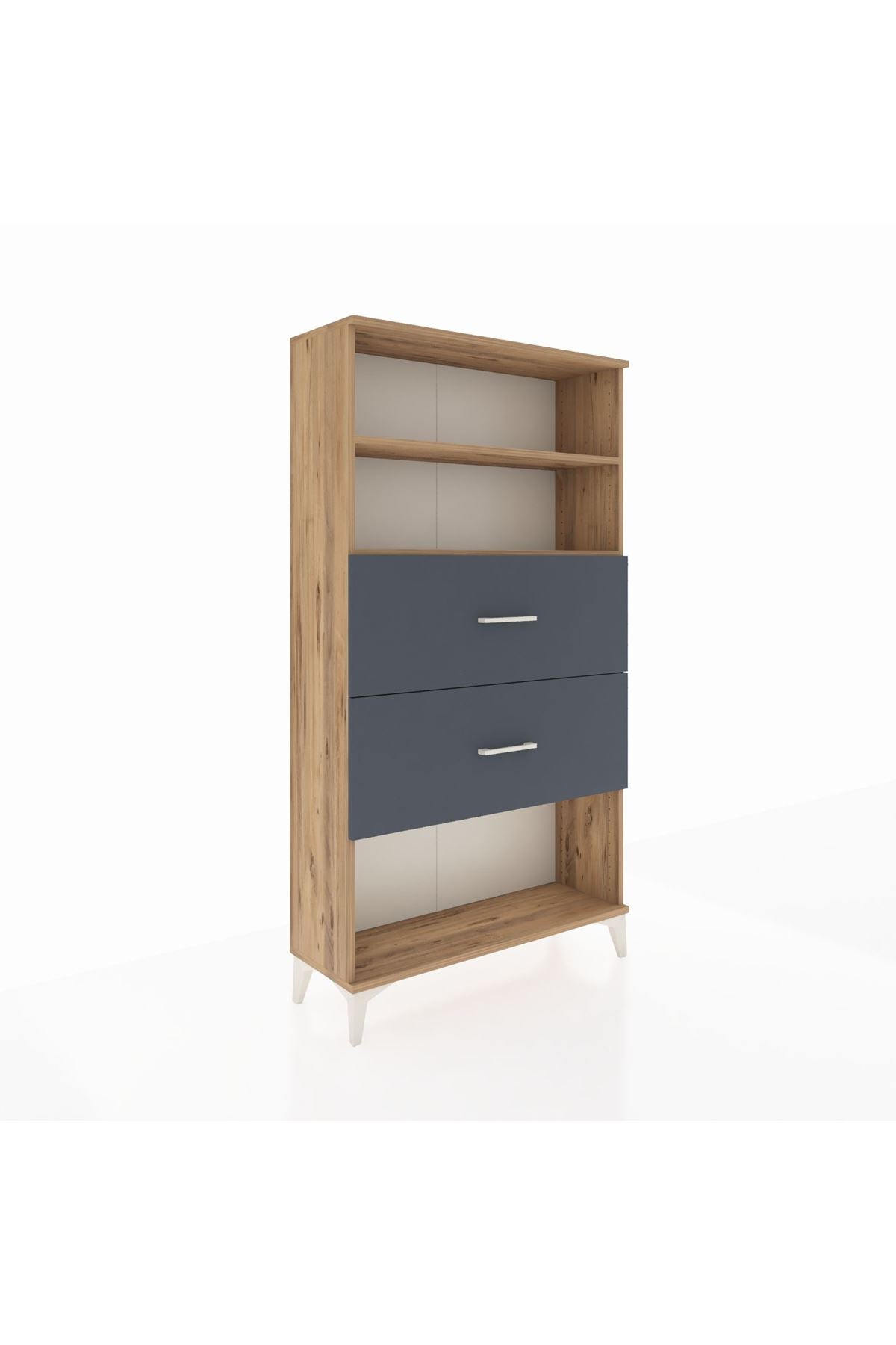 Arges Dolap 2 Raflı 2 Çekmeceli 88x30x163 - S21M036V8A