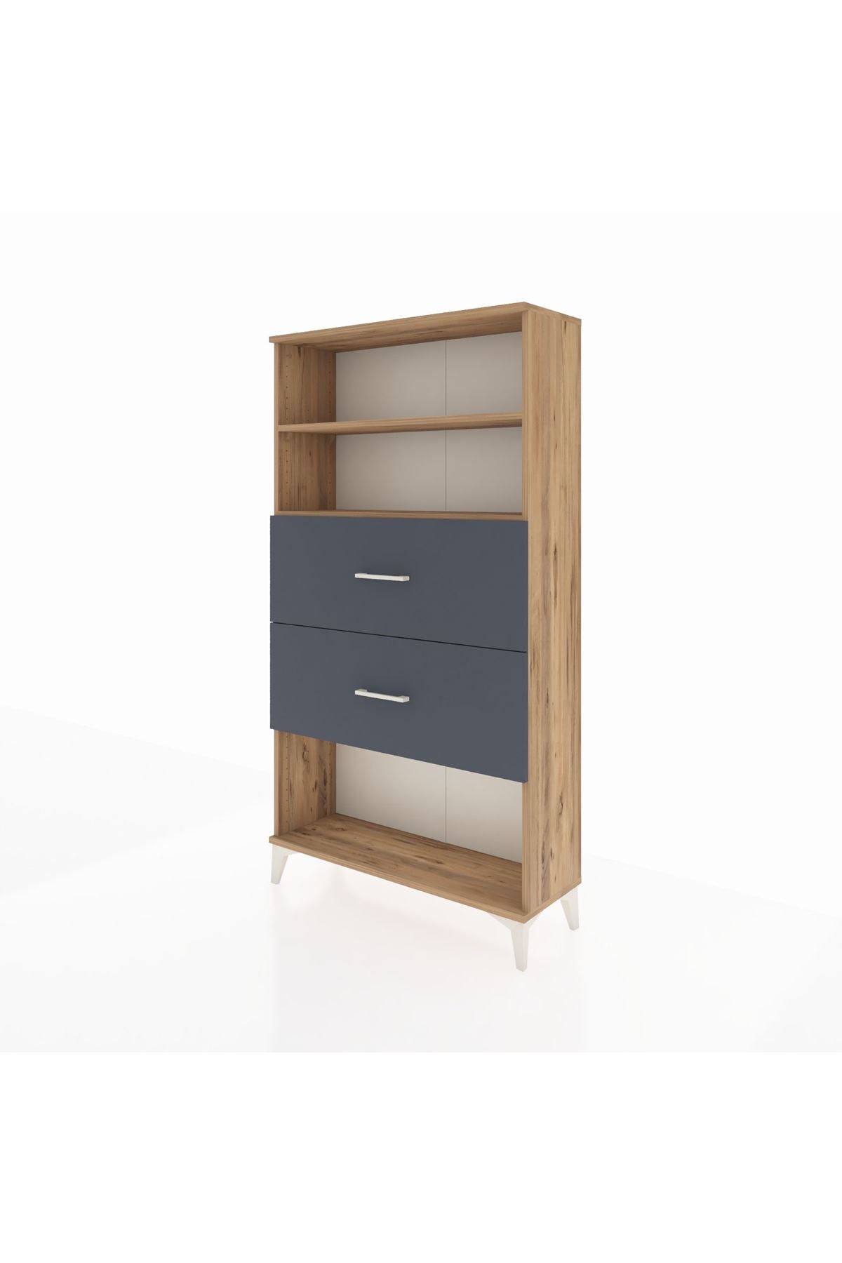 Arges Dolap 2 Raflı 2 Çekmeceli 88x30x163 - S21M036V8A