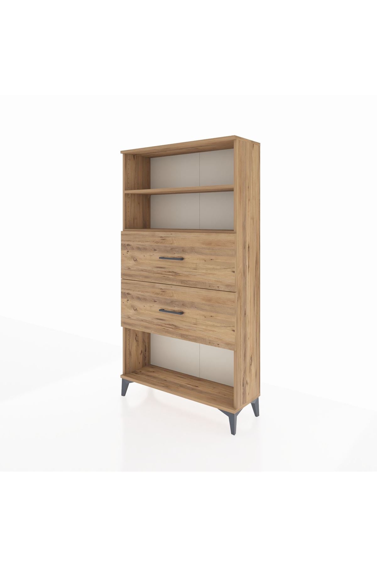 Arges Dolap 2 Raflı 2 Çekmeceli 88x30x163 - S21M036V9A