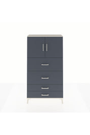Arges Dolap 2 Raflı 4 Çekmeceli 2 Kapaklı 88x30x163 - S21M037V2A