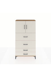 Arges Dolap 2 Raflı 4 Çekmeceli 2 Kapaklı 88x30x163 - S21M037V7A