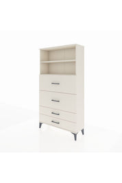 Arges Dolap 2 Raflı 4 Çekmeceli 88x30x163 - S21M038V1A