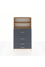 Arges Dolap 2 Raflı 4 Çekmeceli 88x30x163 - S21M038V8A