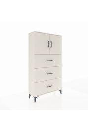Arges Dolap 2 Raflı 3 Çekmeceli 2 Kapaklı 88x30x163 - S21M039V1A