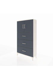 Arges Dolap 2 Raflı 3 Çekmeceli 2 Kapaklı 88x30x163 - S21M039V2A