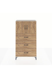 Arges Dolap 2 Raflı 3 Çekmeceli 2 Kapaklı 88x30x163 - S21M039V3A