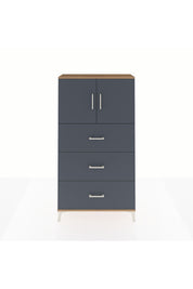 Arges Dolap 2 Raflı 3 Çekmeceli 2 Kapaklı 88x30x163 - S21M039V8A