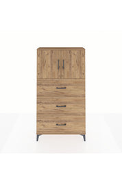 Arges Dolap 2 Raflı 3 Çekmeceli 2 Kapaklı 88x30x163 - S21M039V9A
