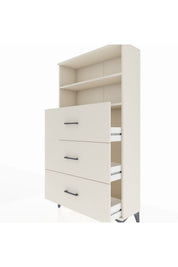 Arges Dolap 2 Raflı 3 Çekmeceli 88x30x163 - S21M040V1A