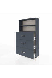 Arges Dolap 2 Raflı 3 Çekmeceli 88x30x163 - S21M040V5A