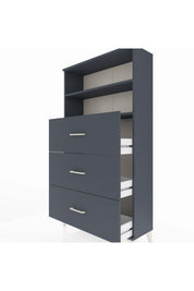 Arges Dolap 2 Raflı 3 Çekmeceli 88x30x163 - S21M040V5A
