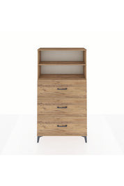 Arges Dolap 2 Raflı 3 Çekmeceli 88x30x163 - S21M040V9A