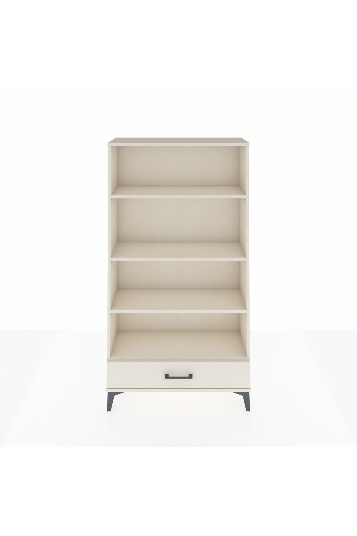 Arges Dolap 4 Raflı Tek Çekmeceli 88x30x163 - S21M042V1A
