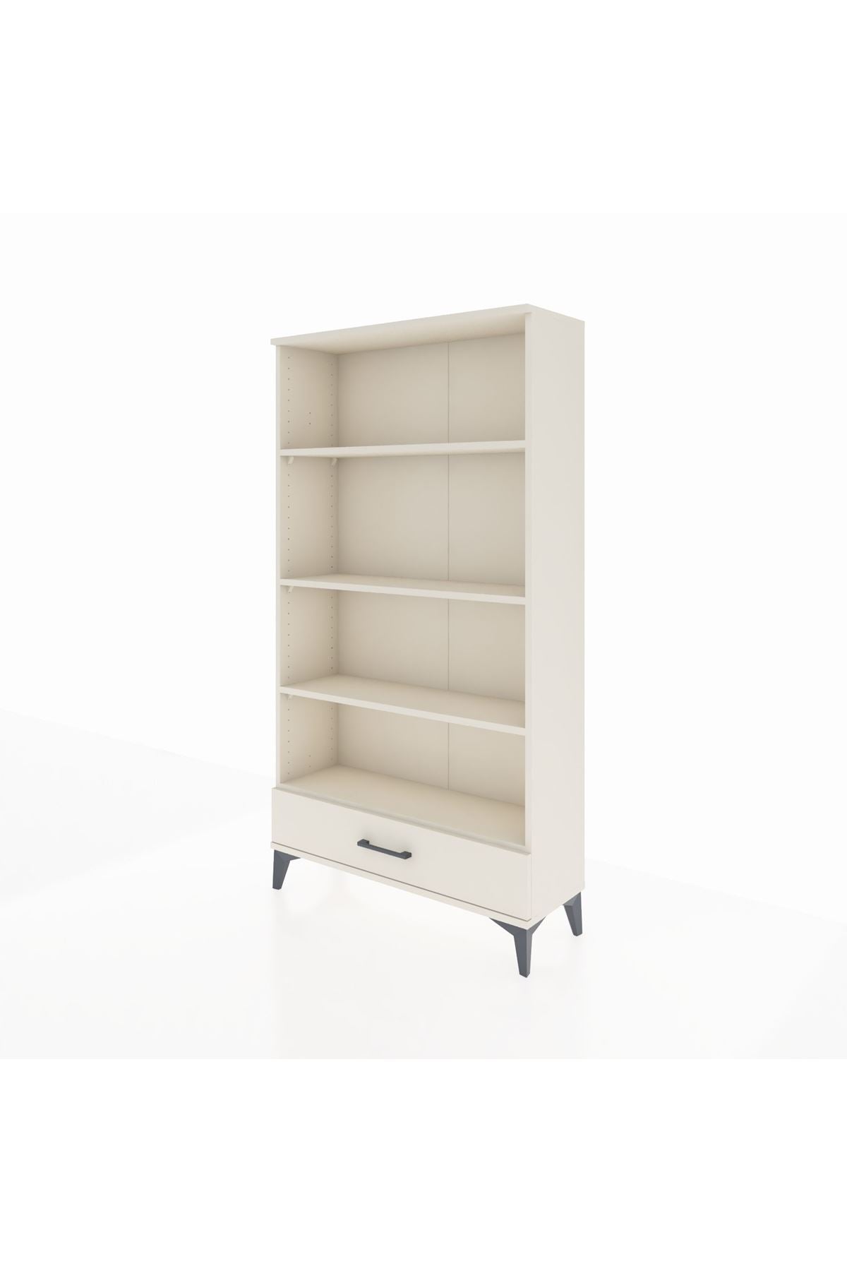 Arges Dolap 4 Raflı Tek Çekmeceli 88x30x163 - S21M042V1A