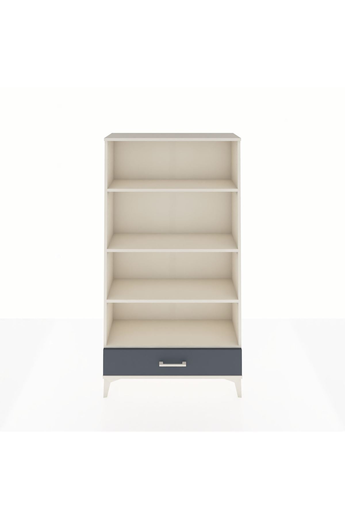 Arges Dolap 4 Raflı Tek Çekmeceli 88x30x163 - S21M042V2A
