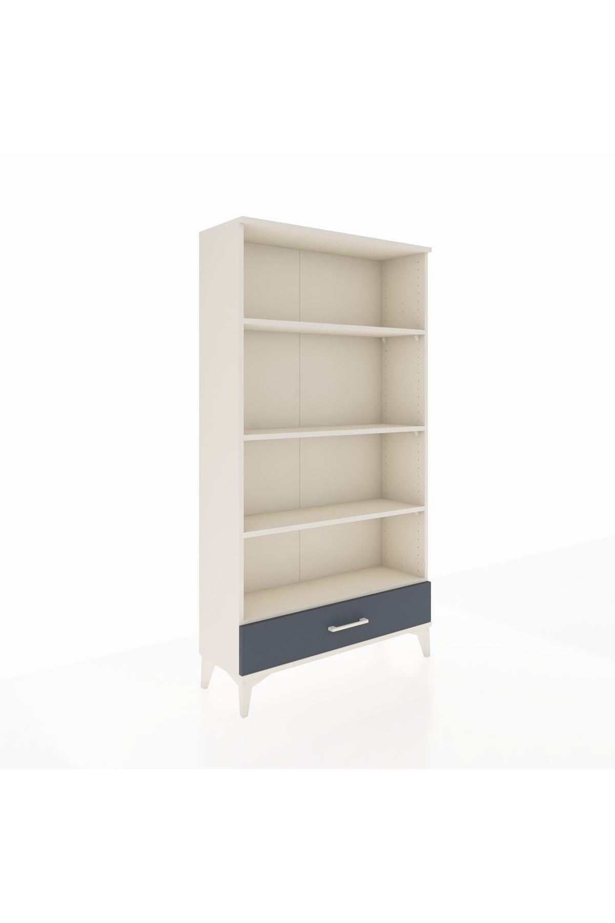 Arges Dolap 4 Raflı Tek Çekmeceli 88x30x163 - S21M042V2A