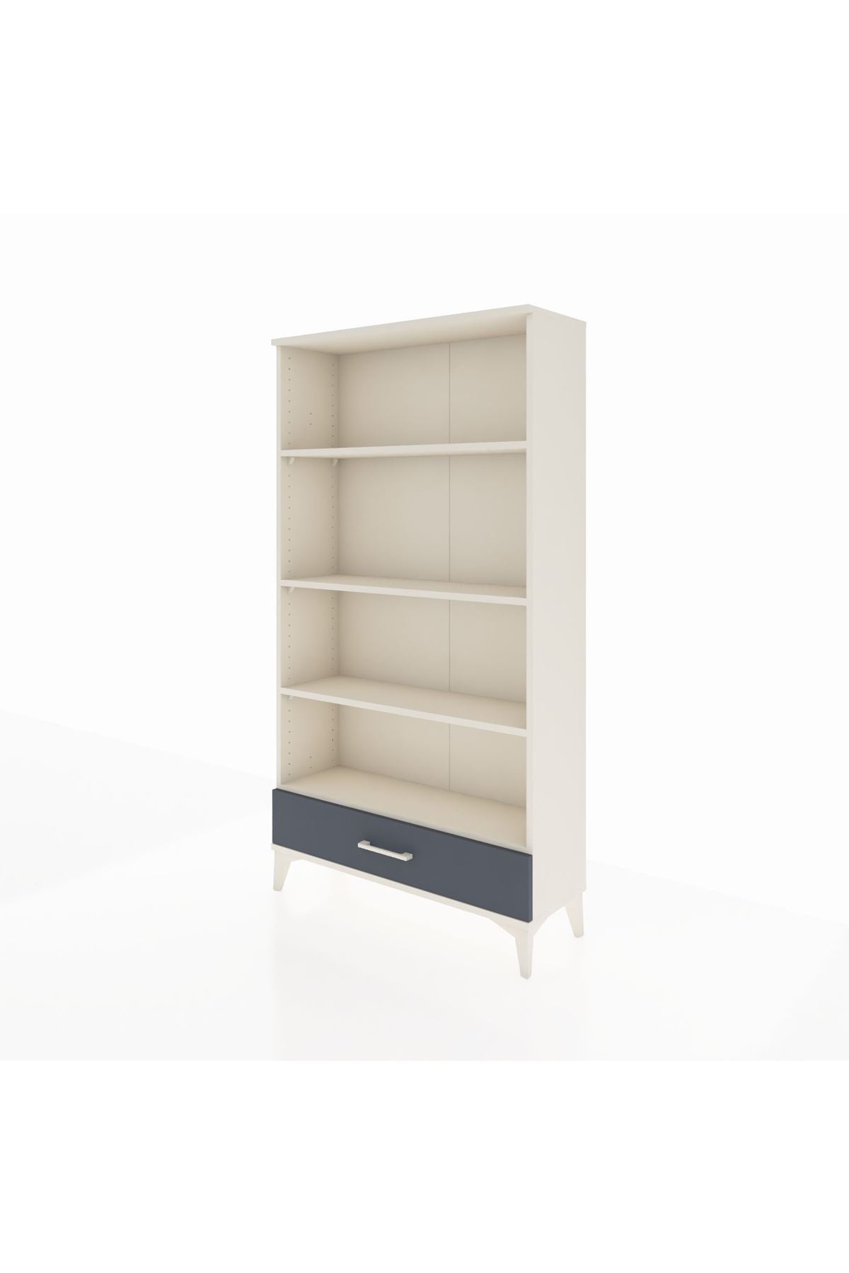 Arges Dolap 4 Raflı Tek Çekmeceli 88x30x163 - S21M042V2A