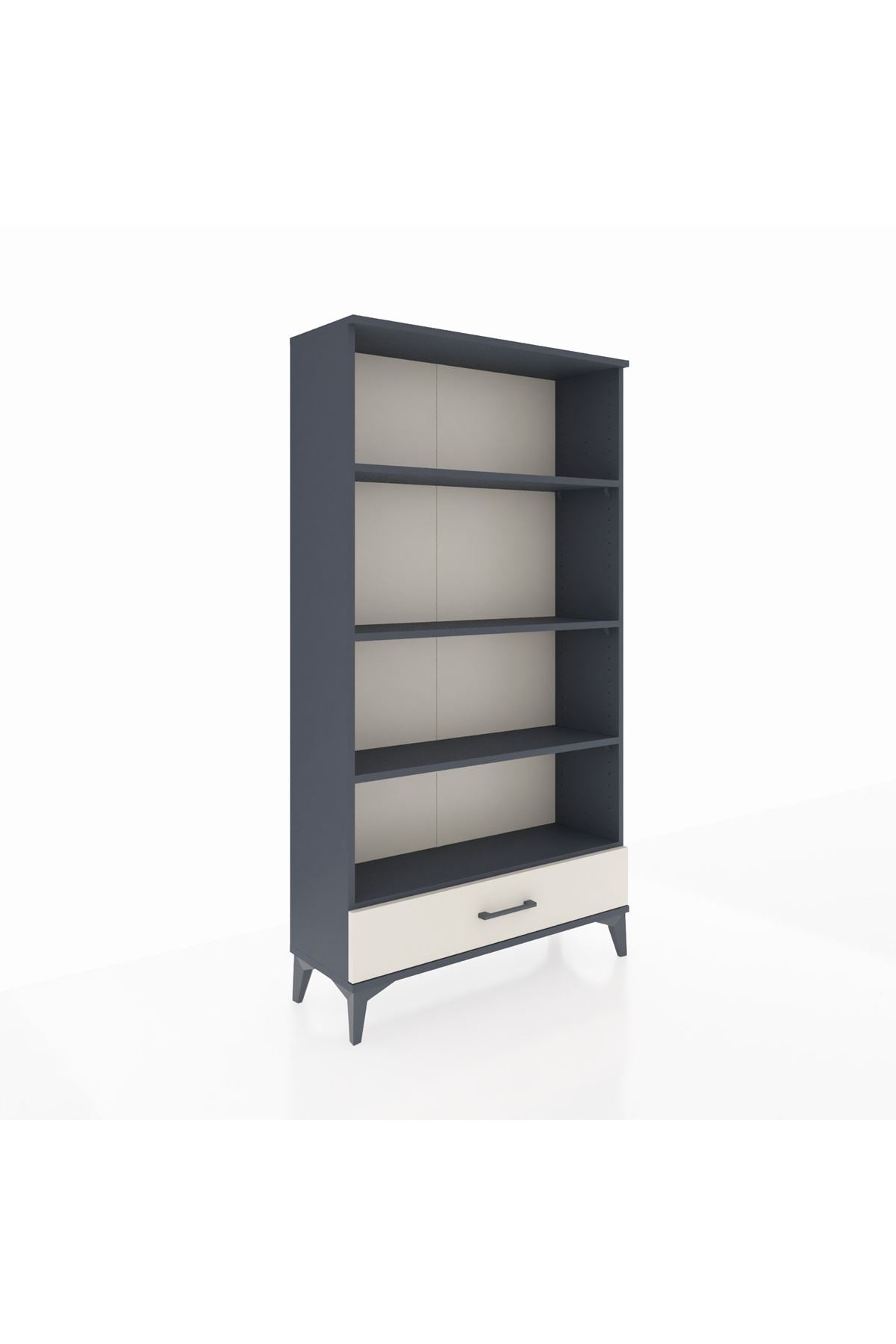 Arges Dolap 4 Raflı Tek Çekmeceli 88x30x163 - S21M042V4A