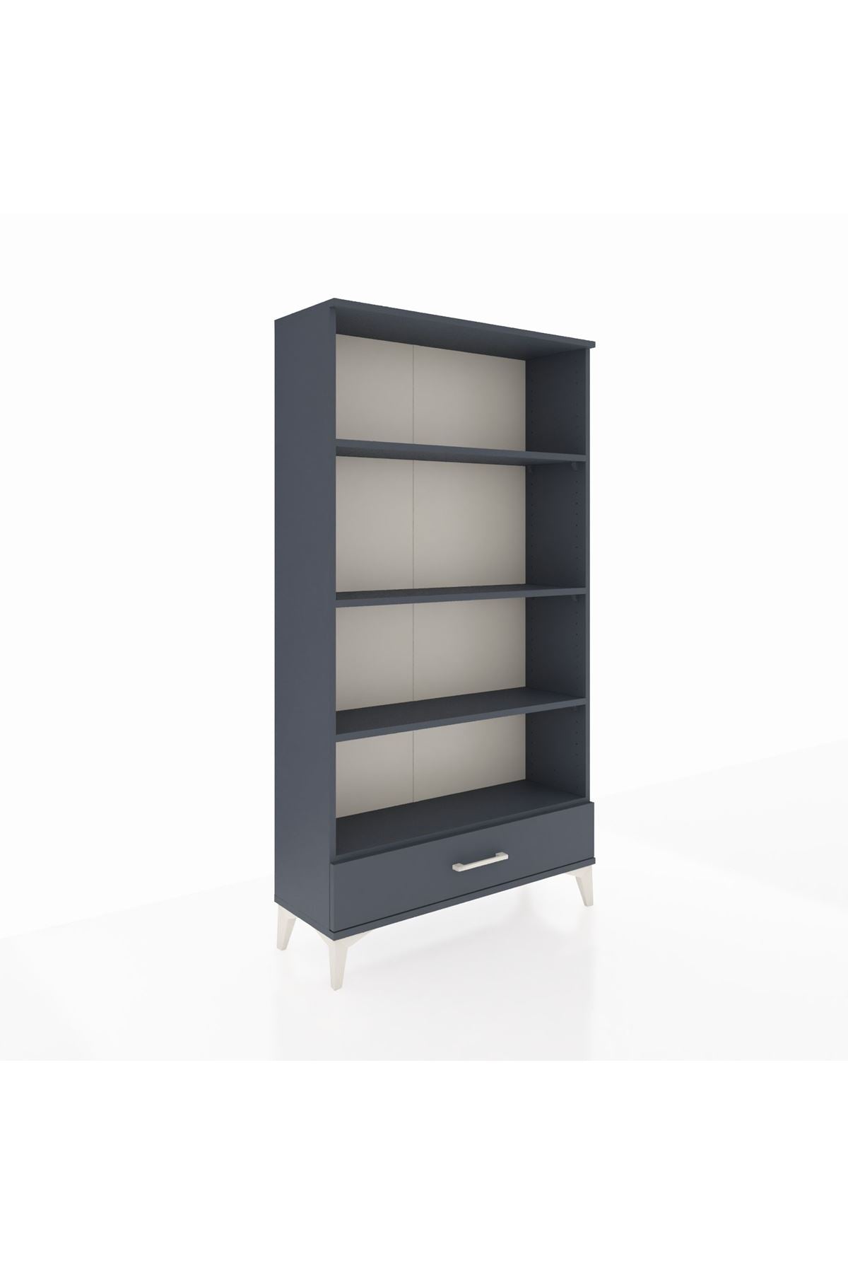 Arges Dolap 4 Raflı Tek Çekmeceli 88x30x163 - S21M042V5A