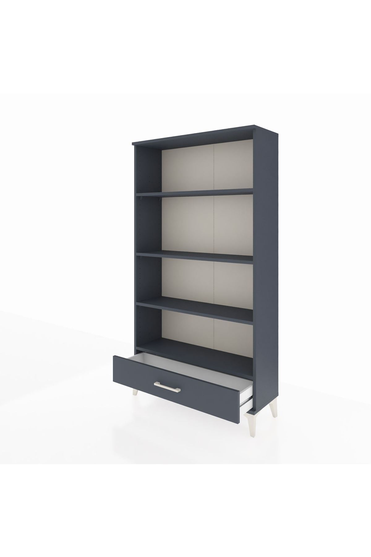 Arges Dolap 4 Raflı Tek Çekmeceli 88x30x163 - S21M042V5A