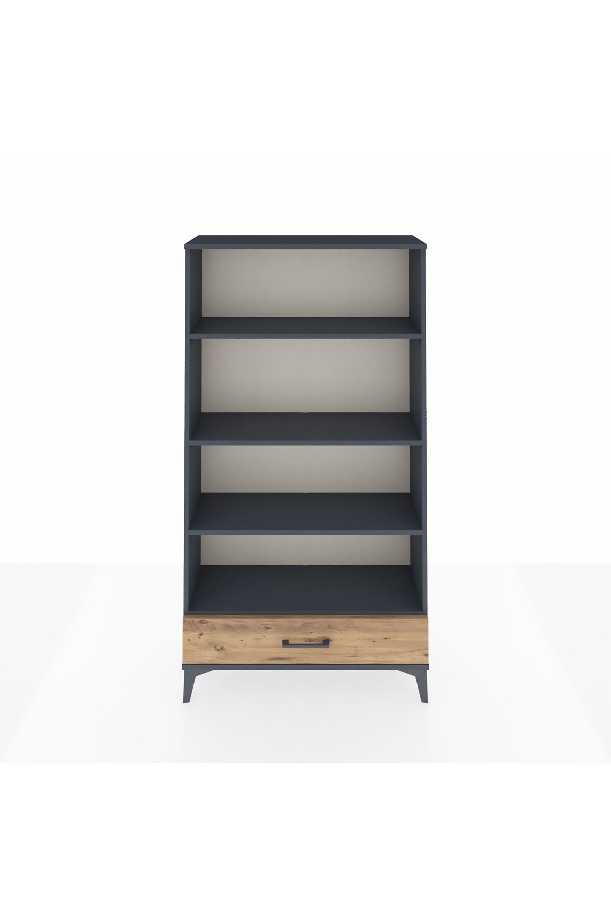 Arges Dolap 4 Raflı Tek Çekmeceli 88x30x163 - S21M042V6A