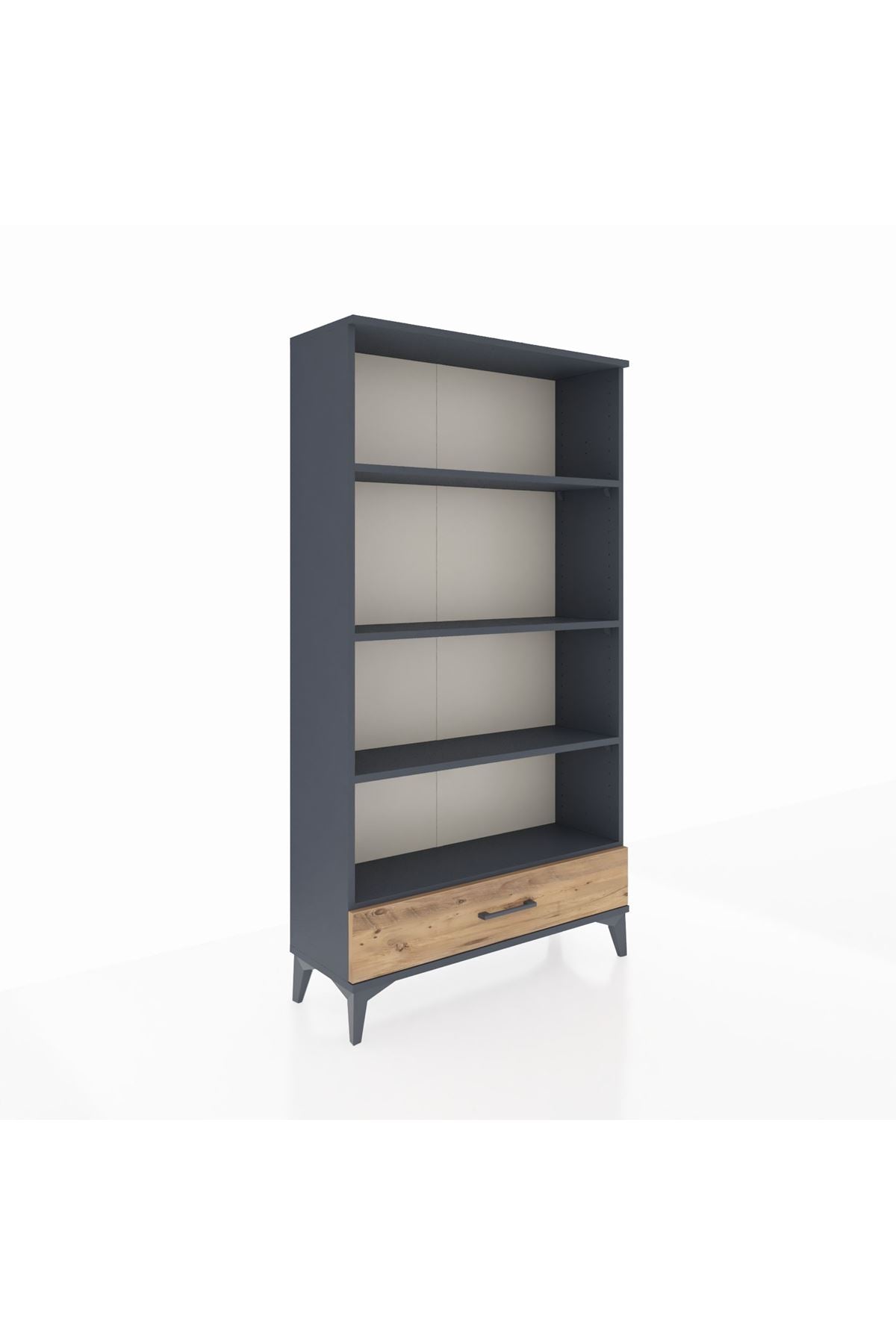 Arges Dolap 4 Raflı Tek Çekmeceli 88x30x163 - S21M042V6A