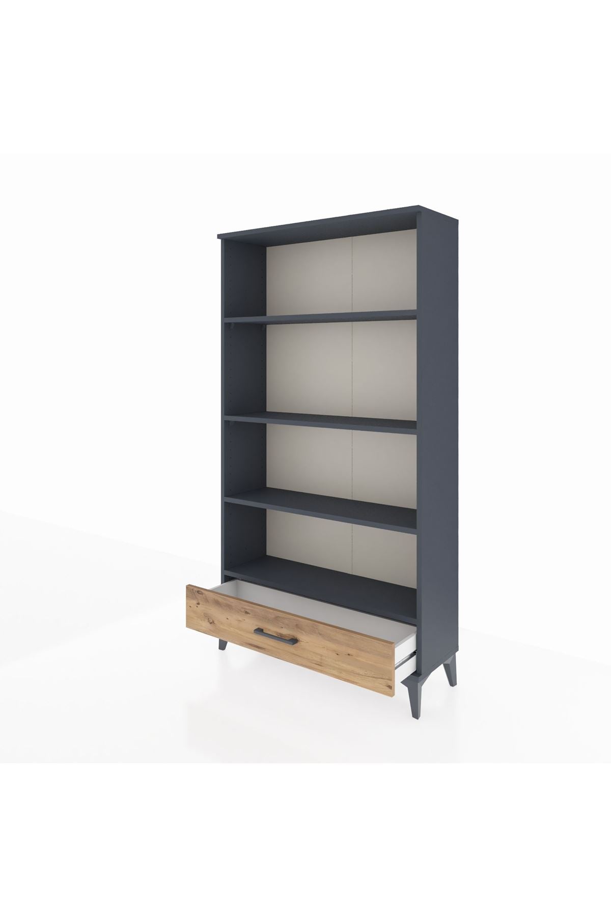 Arges Dolap 4 Raflı Tek Çekmeceli 88x30x163 - S21M042V6A