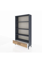 Arges Dolap 4 Raflı Tek Çekmeceli 88x30x163 - S21M042V6A