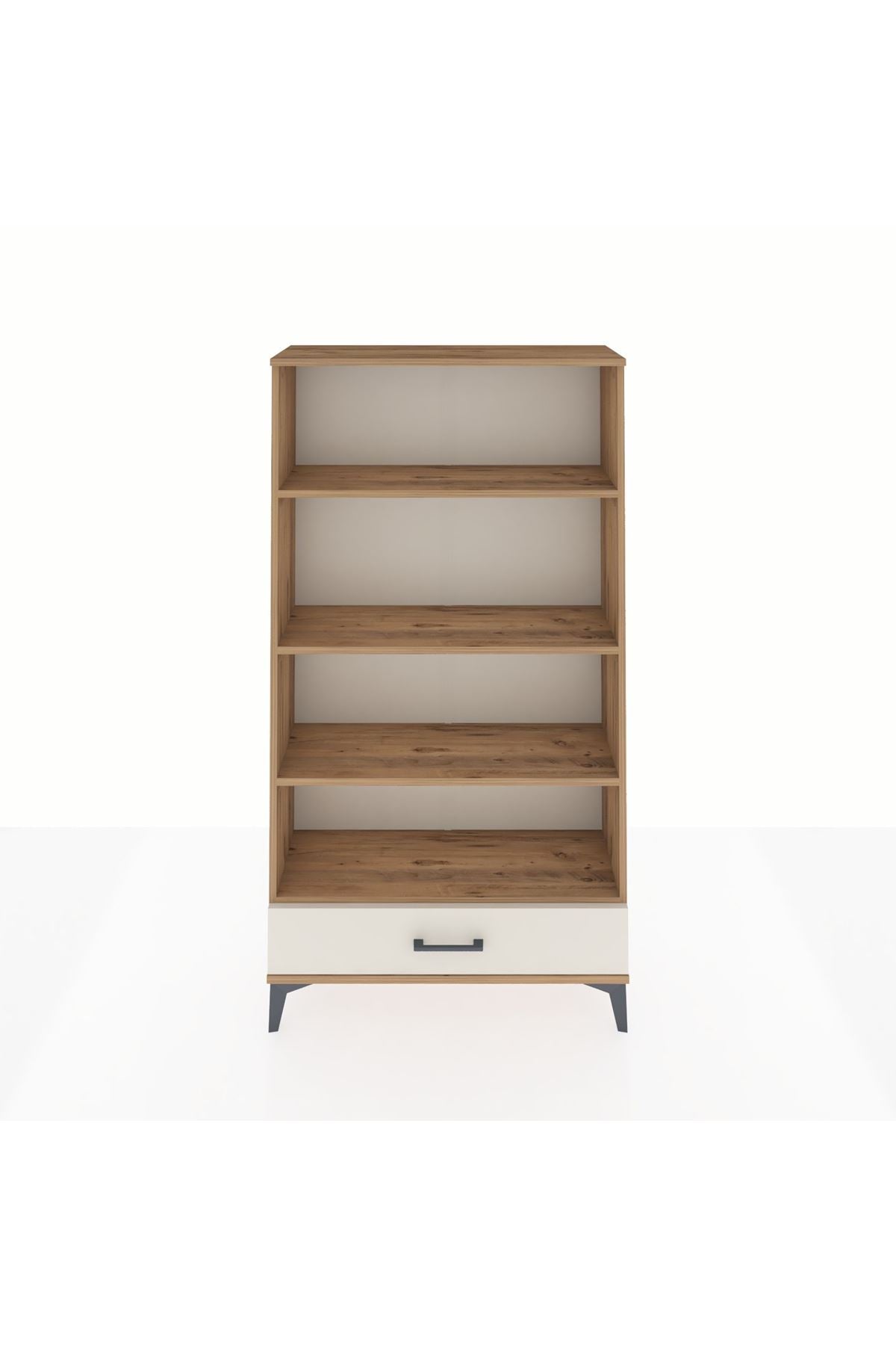 Arges Dolap 4 Raflı Tek Çekmeceli 88x30x163 - S21M042V7A