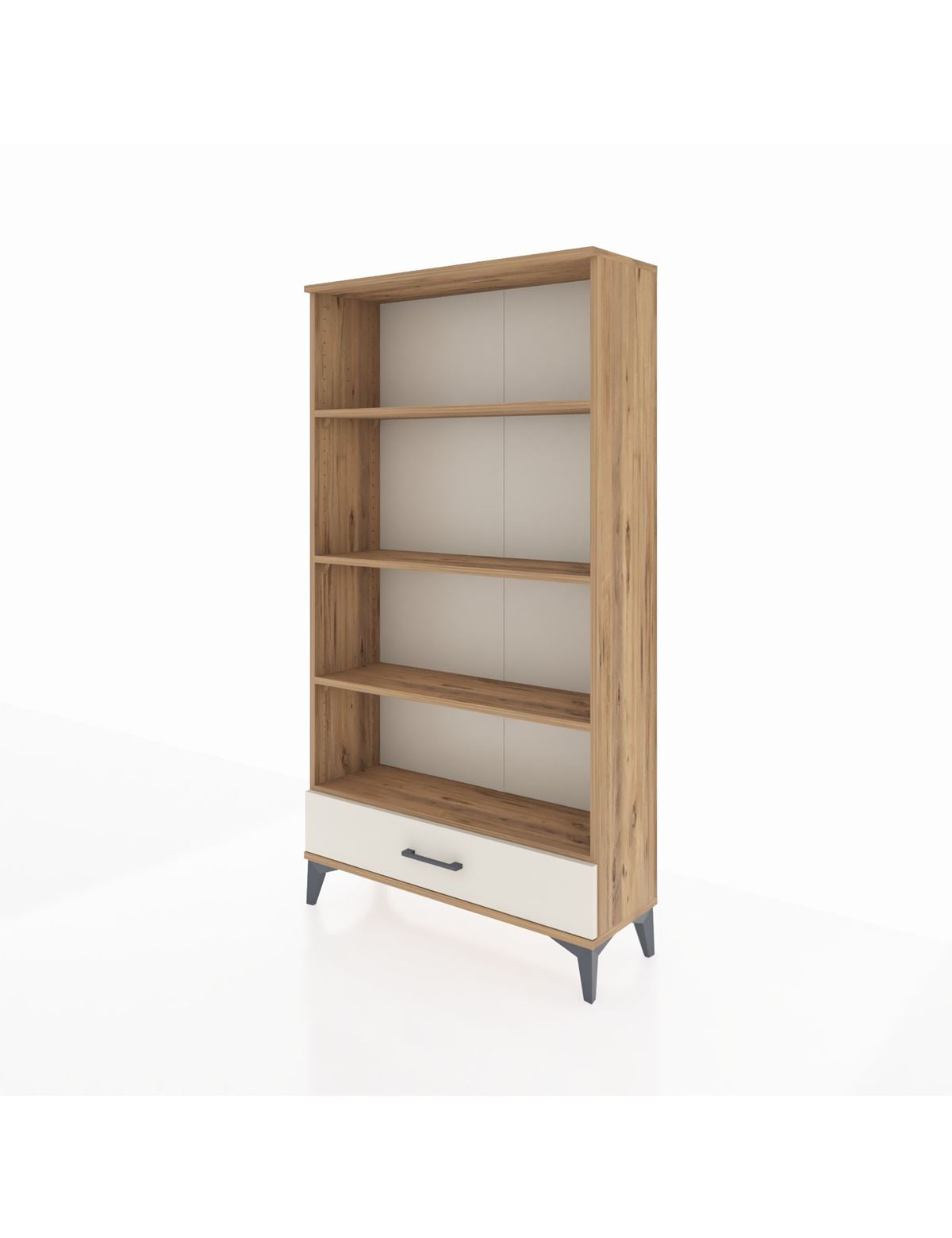 Arges Dolap 4 Raflı Tek Çekmeceli 88x30x163 - S21M042V7A