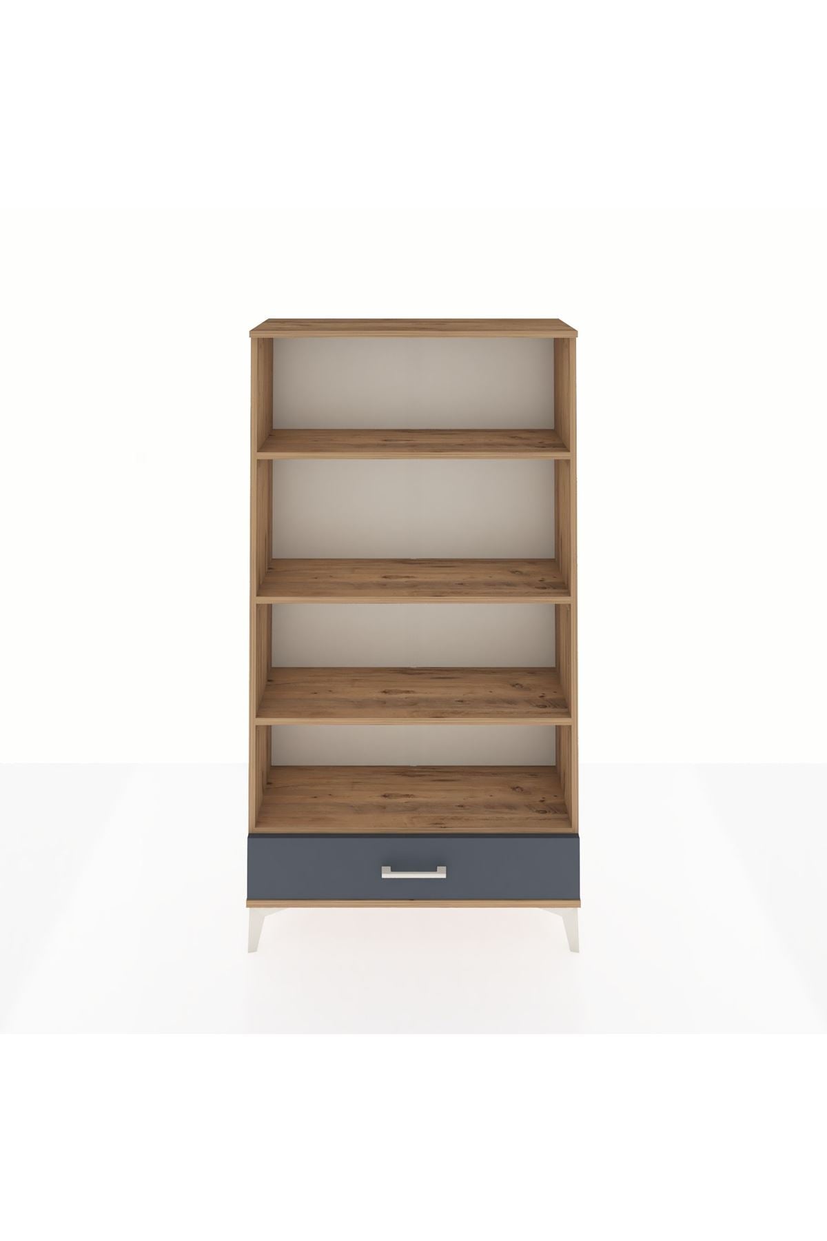 Arges Dolap 4 Raflı Tek Çekmeceli 88x30x163 - S21M042V8A