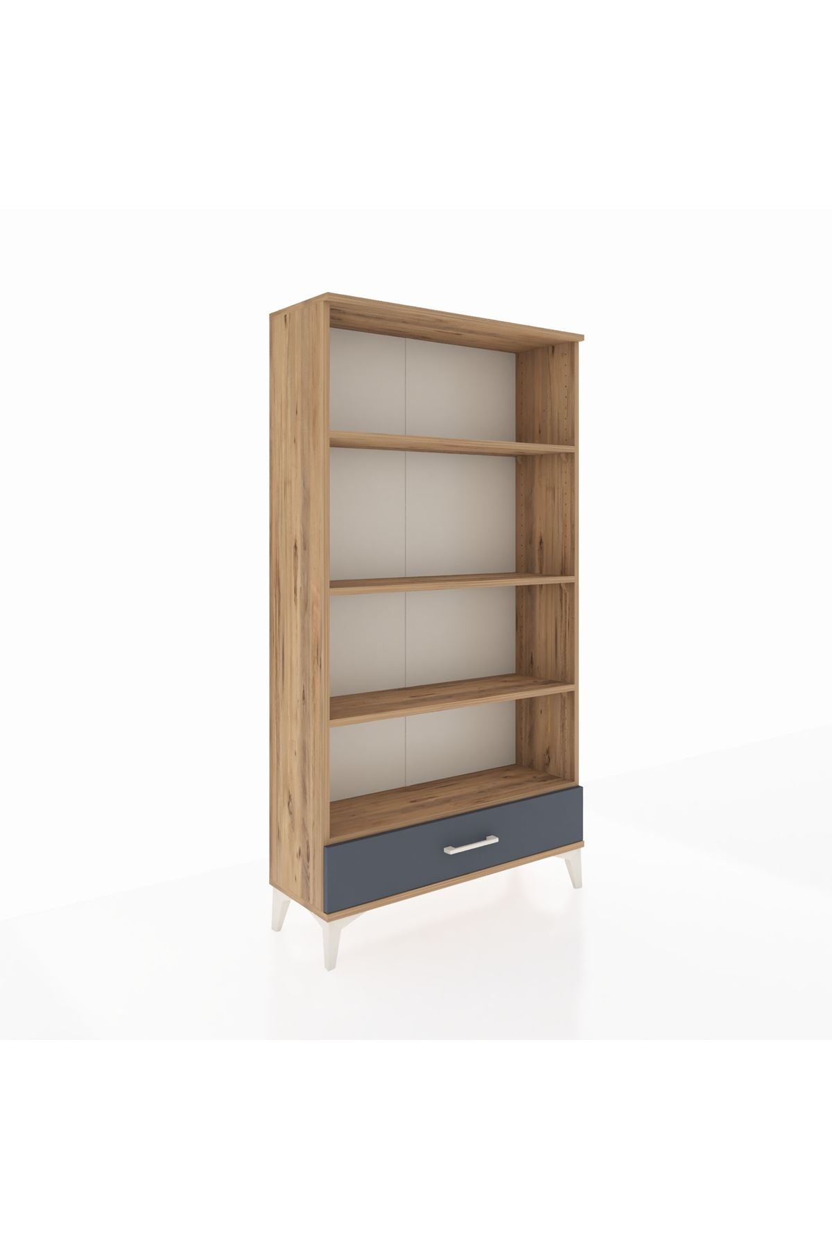 Arges Dolap 4 Raflı Tek Çekmeceli 88x30x163 - S21M042V8A