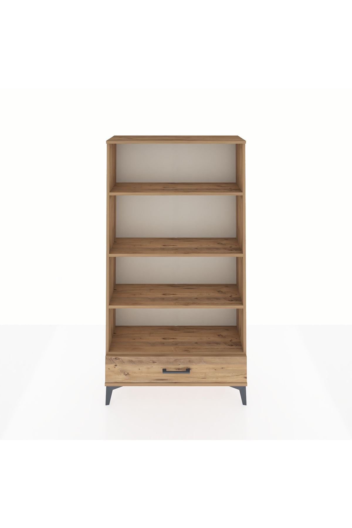 Arges Dolap 4 Raflı Tek Çekmeceli 88x30x163 - S21M042V9A
