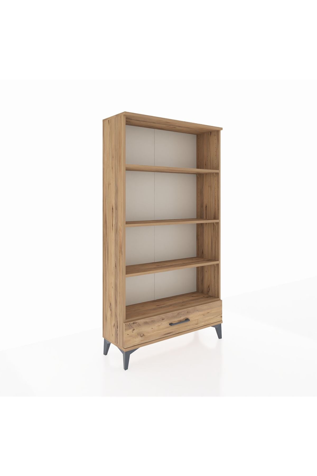 Arges Dolap 4 Raflı Tek Çekmeceli 88x30x163 - S21M042V9A