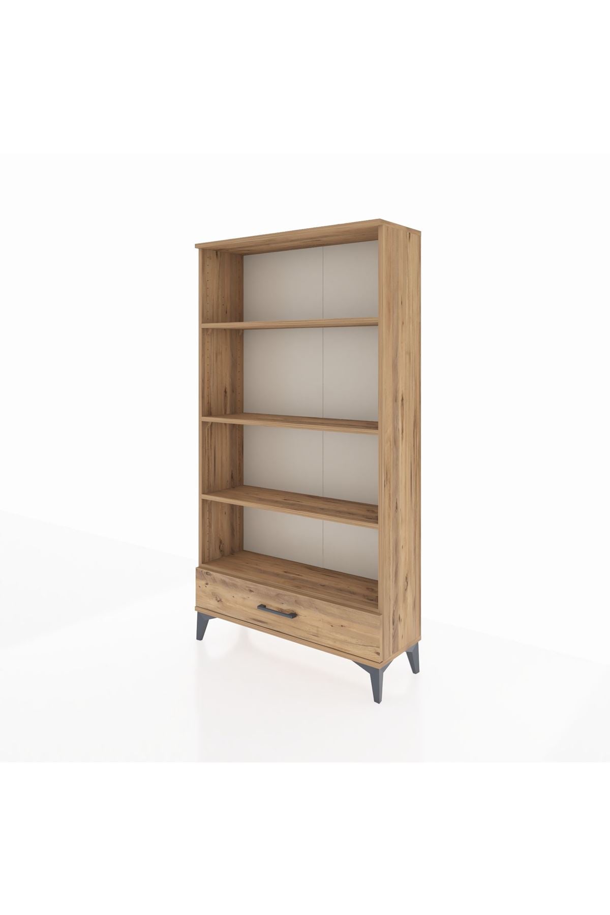 Arges Dolap 4 Raflı Tek Çekmeceli 88x30x163 - S21M042V9A