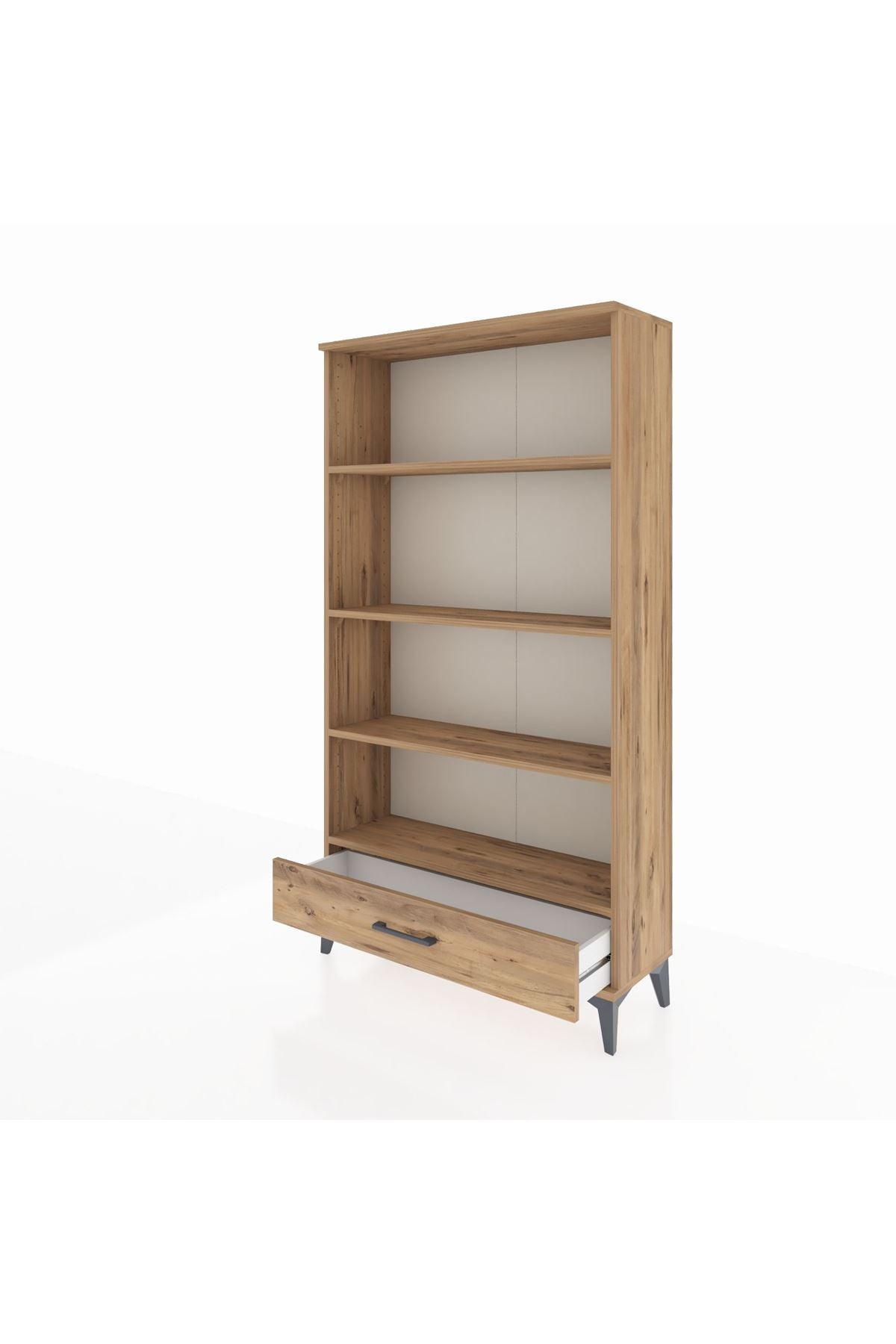 Arges Dolap 4 Raflı Tek Çekmeceli 88x30x163 - S21M042V9A