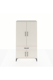 Arges Dolap 3 Raflı Tek Çekmeceli 4 Kapaklı 88x30x163 - S21M043V1A