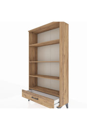 Arges Dolap 4 Raflı Tek Çekmeceli 88x30x163 - S21M042V9A