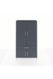 Arges Dolap 3 Raflı Tek Çekmeceli 4 Kapaklı 88x30x163 - S21M043V5A